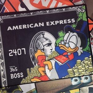 American Express “Money Pile Scrooge” Large Non-Slip Rug.